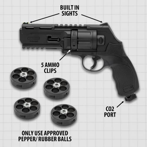 Specs for the paintball marker.