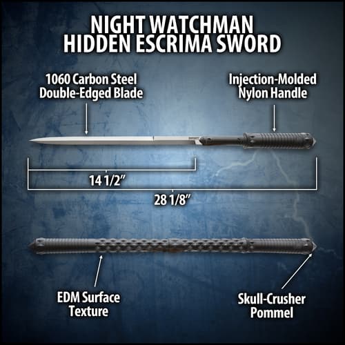 The Night Watchman Escrima Sword in use