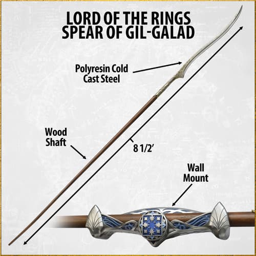 Dimension image showing length and specs.