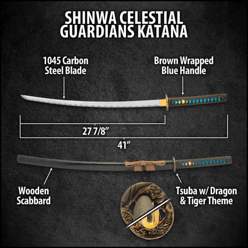 Dimension shot of the katana.