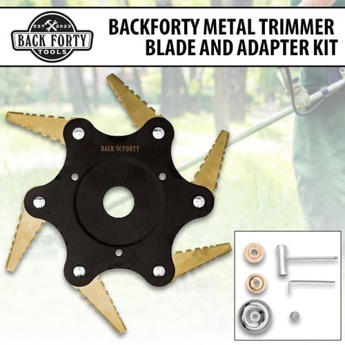 Backforty Metal Trimmer Blade and Adapter Kit