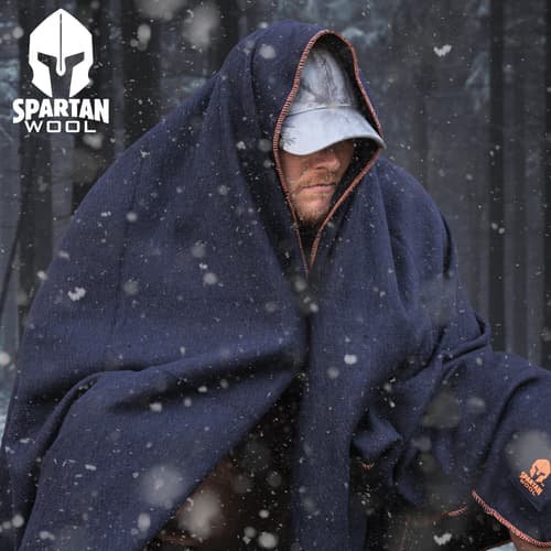 Spartan Wool Blanket's dimensions are 51”x 80”