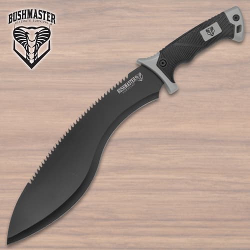The Bushmaster Kukri Machete Knife is an innovative spin on a centuries-old, tried-and-true design