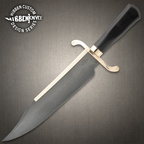 Gil Hibben Old West Bowie Knife Damascus