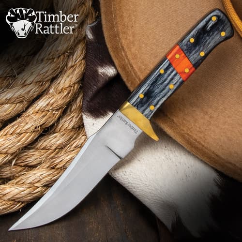 Timber Rattler Saddlebag Skinner Knife