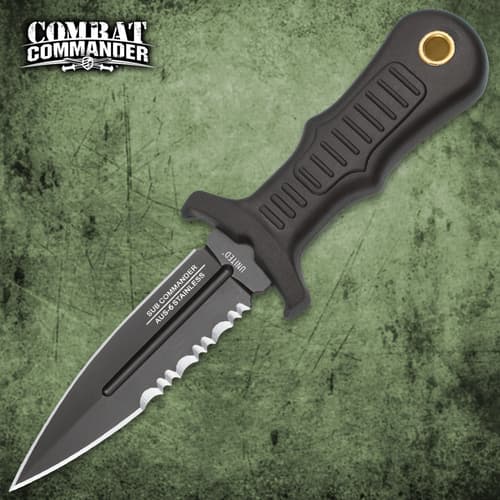 United Cutlery Sub Commander Black Mini Boot Knife
