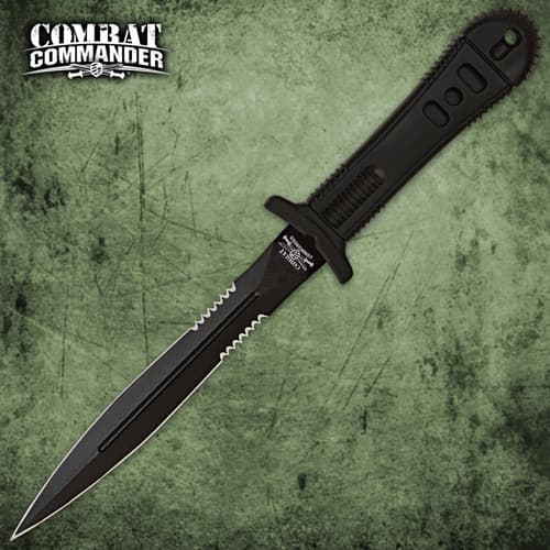 Combat Commander Stinger Stiletto Knife With Nylon Sheath