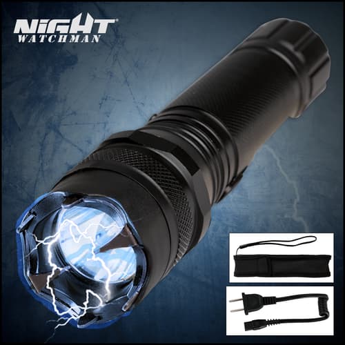 Night Watchman 2 Million-Volt Police Stun Gun Flashlight
