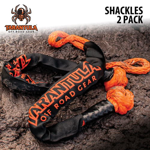 Full image of the Tarantula 6" Shackles 2 Pack.