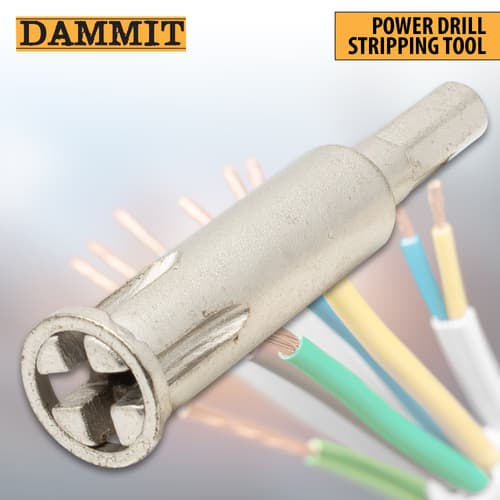 Dammit Power Drill Wire Stripping Tool
