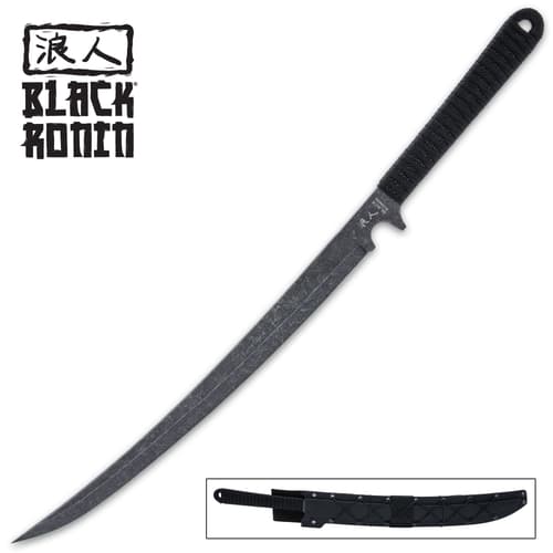 This sleek, tactical looking wakizashi sword was inspired by the rogue, masterless Samurai warriors, who were called Ronin