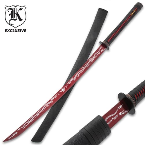 K Exclusive Red Dragon Katana