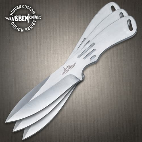 Gil Hibben Large Triple Throwing Knife Set