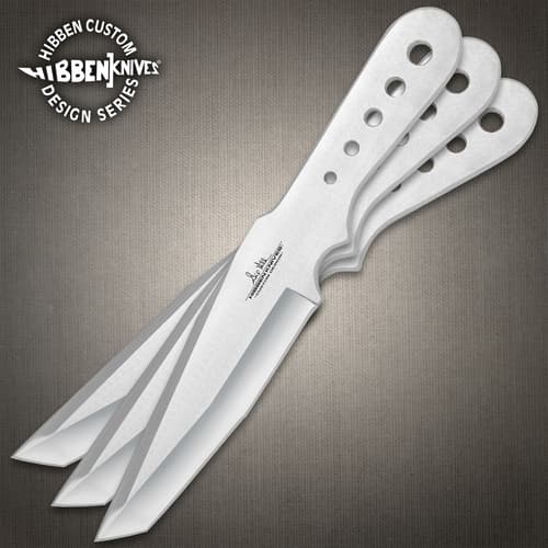 Gil Hibben Large Triple Throwing Knife Set