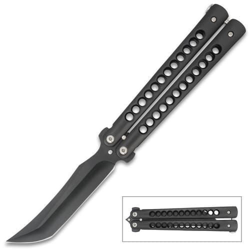 Classic Black Butterfly Knife