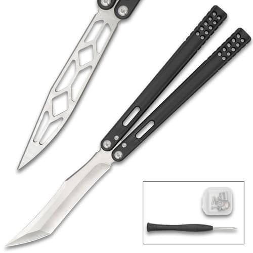 Armed Force Tactical D2 Steel Butterfly Knife