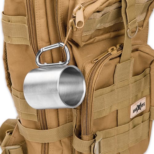 Trailblazer Stainless Steel Mug With Carabiner