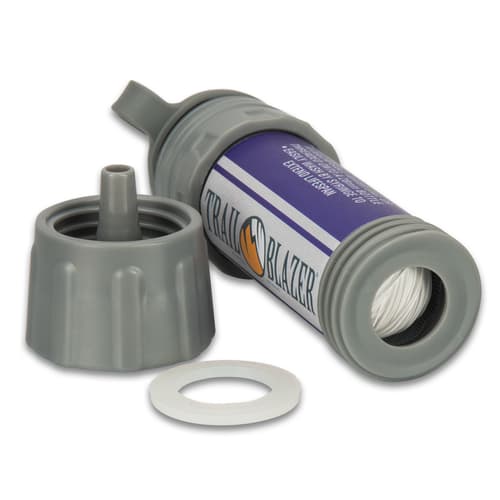 The medical grade filtration system, which has a hollow fiber UF membrane, will remove 99.99 percent of both bacteria and protozoa