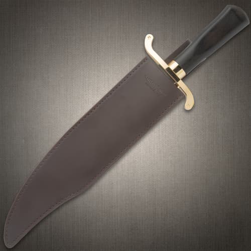 Gil Hibben Old West Bowie Knife Damascus