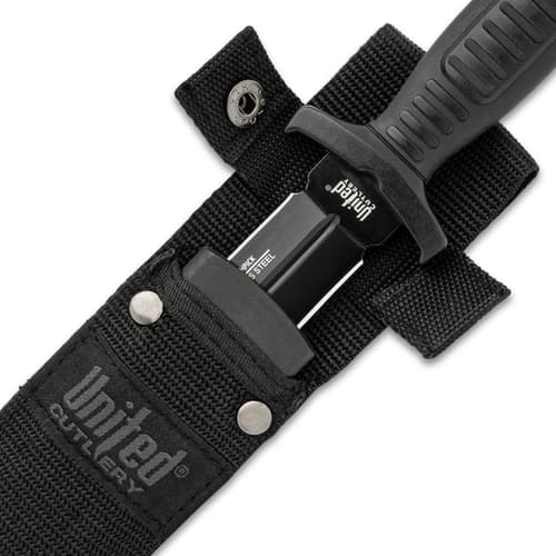 United Cutlery Commander Black Boot Knife and Shoulder Sheath