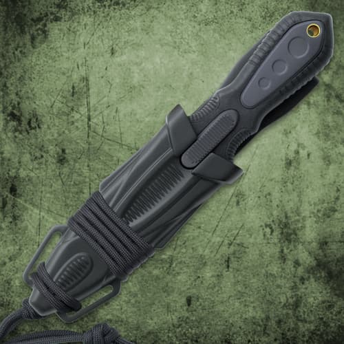 Combat Commander Sub Commander Next Generation Boot Knife - 3Cr13 Stainless Steel Blade, Brass Lanyard Hole - Length 6 1/2”