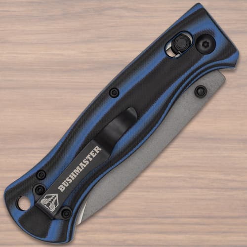 Bushmaster Explorer Blue Pocket Knife closed
