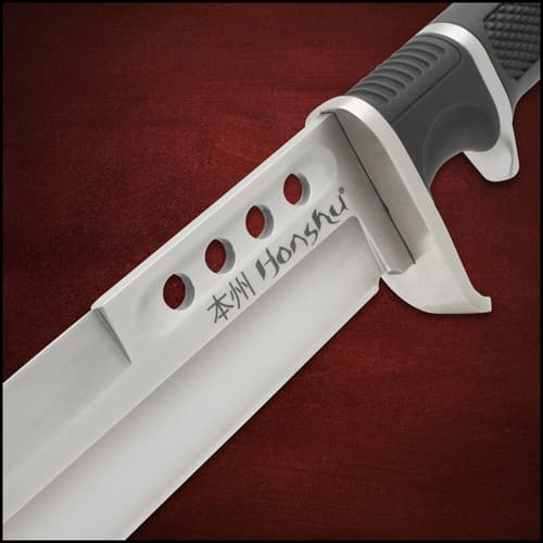 Arkansas Toothpick blade close up