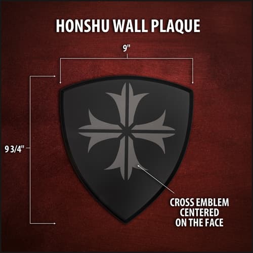 Honshu Black Wall Plaque specifications