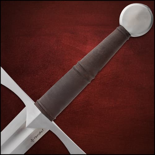 Honshu Two-Handed Medieval Sword handle close up