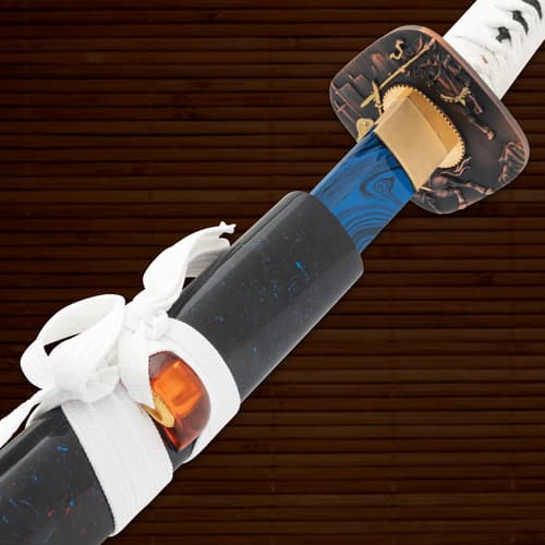 Splintered Sky Katana close up