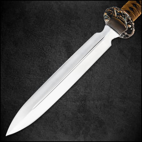 Shinwa Double Edged Carbon Steel Warrior Spear Tan