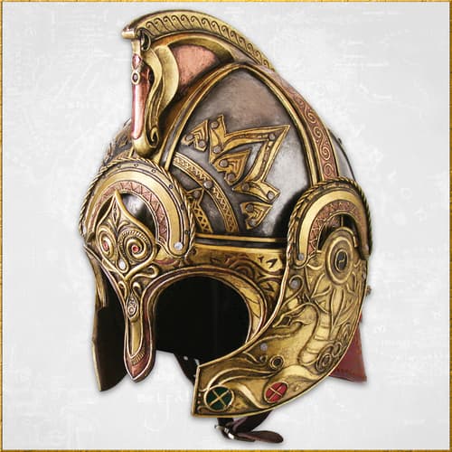 The side view of the Helm of King Theoden