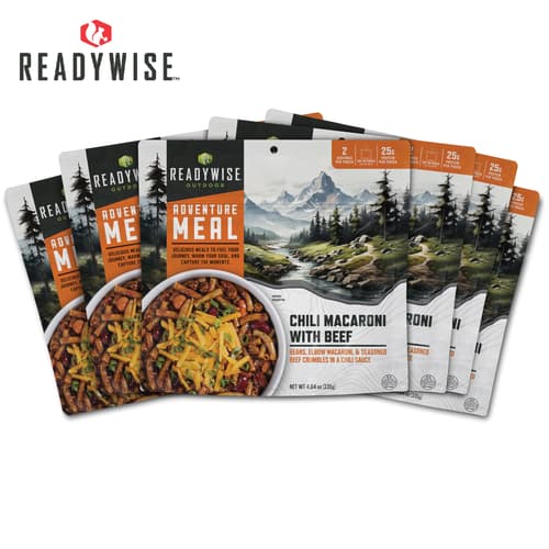 The Desert High Chili Mac With Beef in its individual package