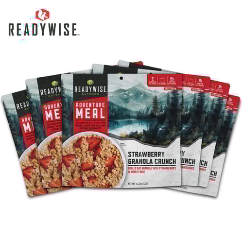 The Sunrise Strawberry Granola Crunch in its individual packaging