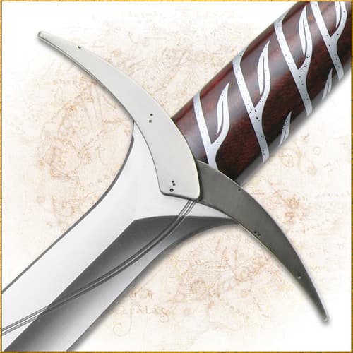 This image is of the hilt of the Sting sword.