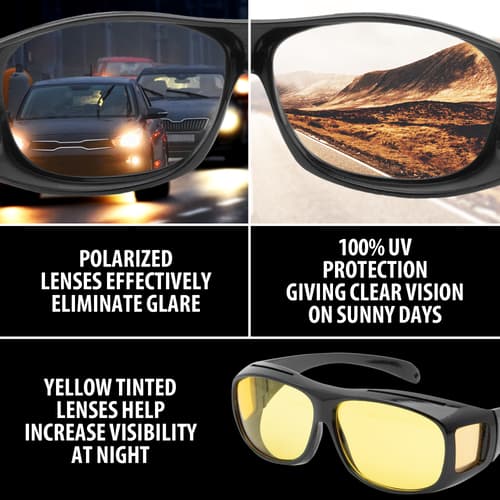 Details and features of the Nightsight Pro Glasses.