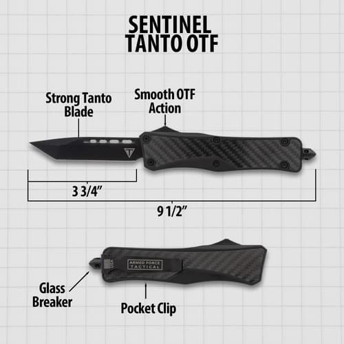 Sentinel OTF Black specifications