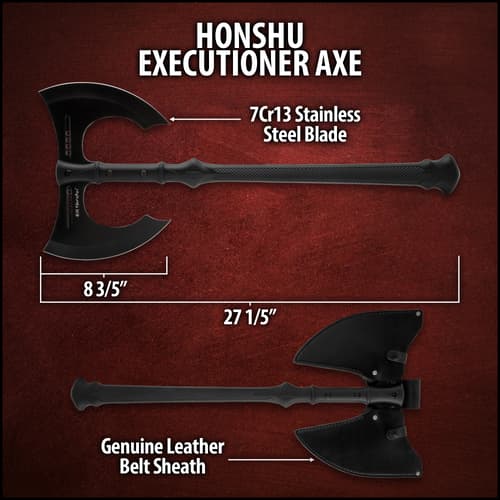 A dimension shot of the Executioner Axe.