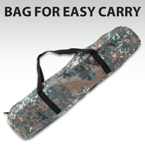 The carrying bag that comes with the tent