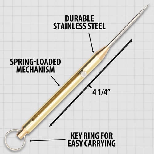 Gold Titanium Toothpick Specifications