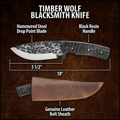 The textured handle scales