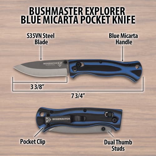 Bushmaster Explorer Pocket Knife specifications