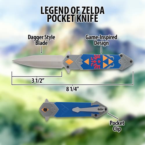 Legend of Zelda Pocket Knife specifications