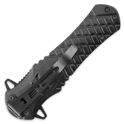 Black Legion Silver Skull Assisted Opening Pocket Knife