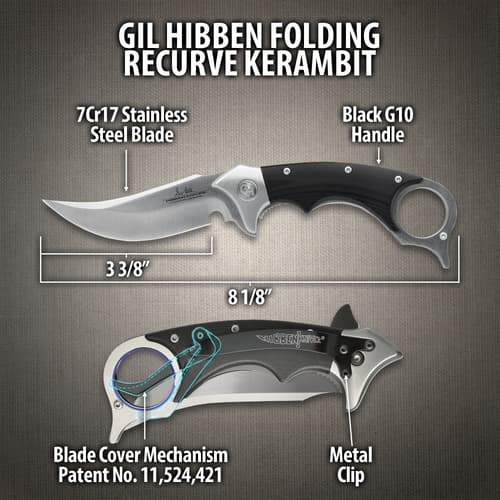 Details and features of the Recurve Kerambit.