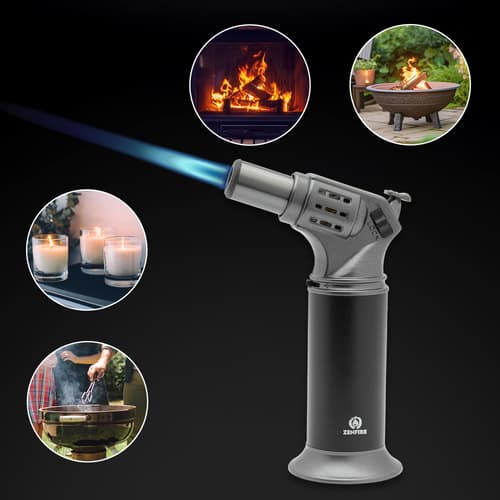 Multiple small images showing what the Lighter Torch can light.