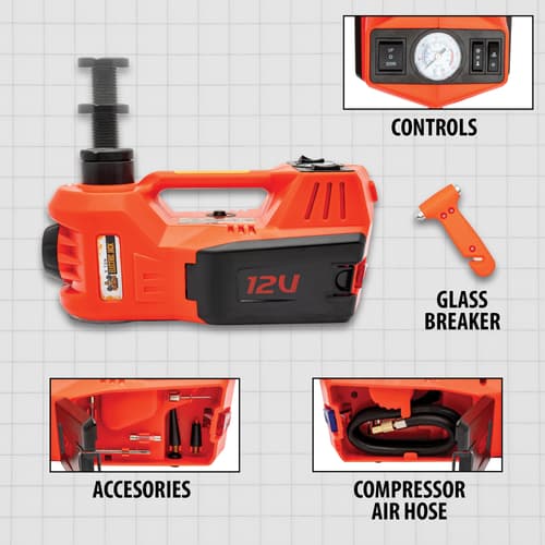 Details and features of the Electric Jack.