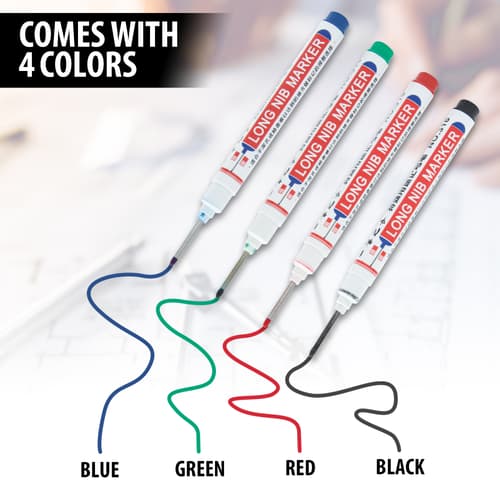 Full image of the four colors that the Deep Hole Markers mark in.