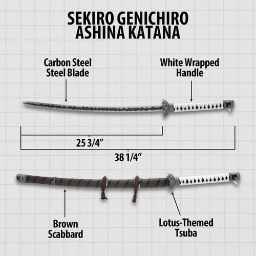 Genichiro Ashina Katana Specifications