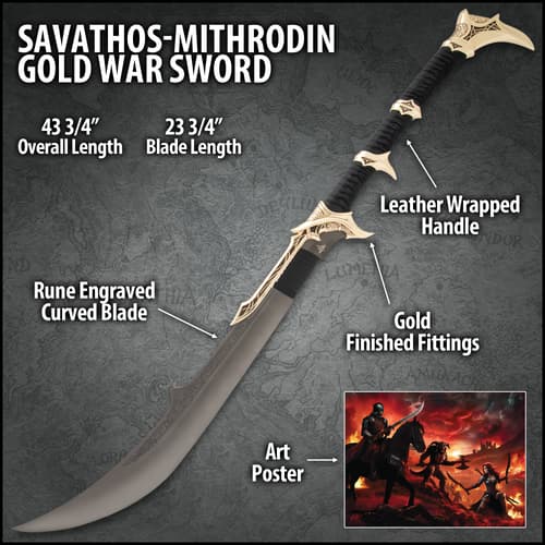 Gold War Sword Specifications